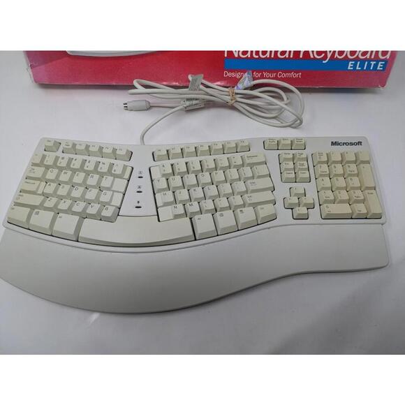 Microsoft Natural Keyboard Elite Wired PS/2  / No. X03-80203 - Picture 2 of 9